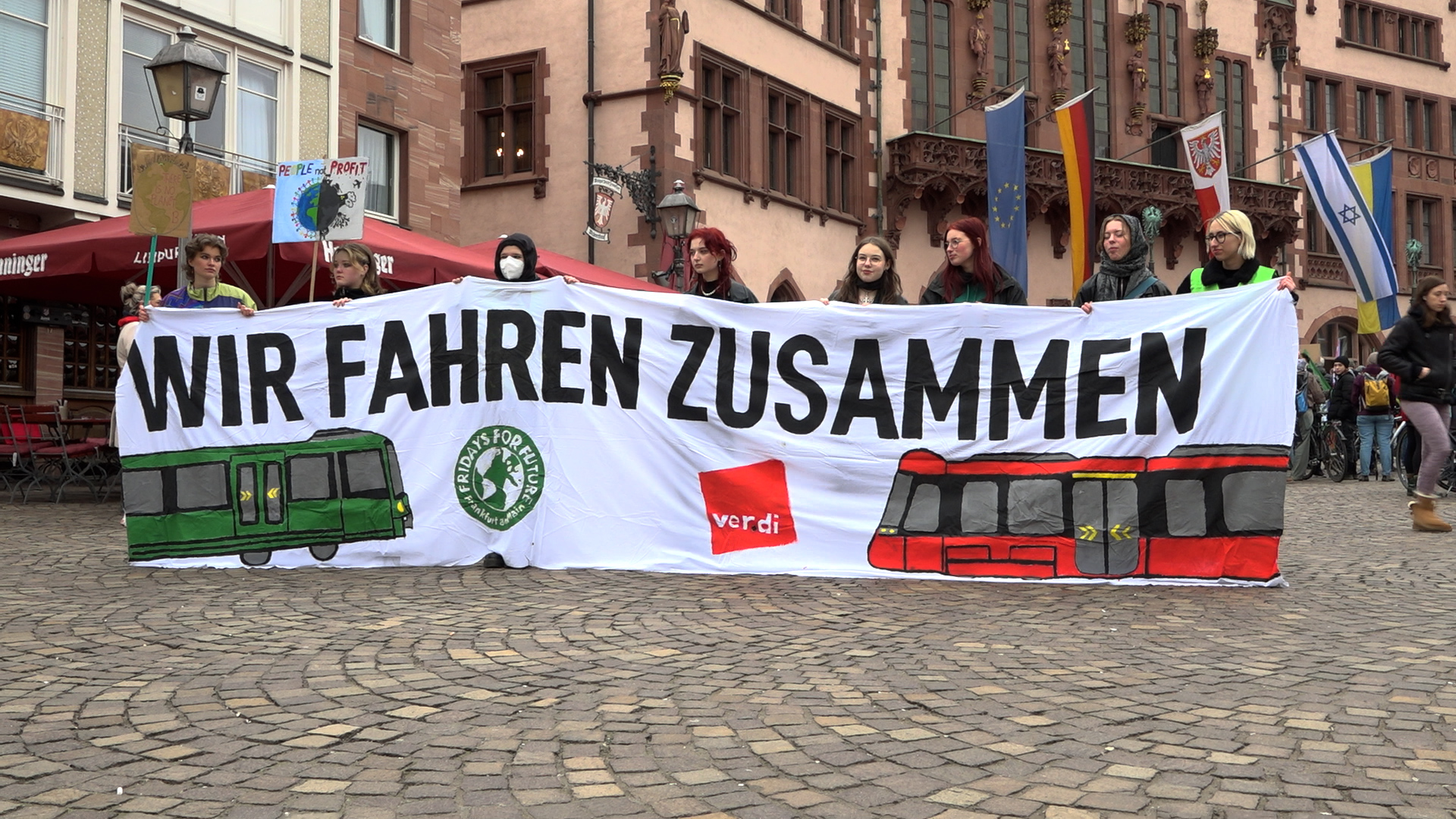 Streik in Frankfurt: Gemeinsam für die Mobilitätswende